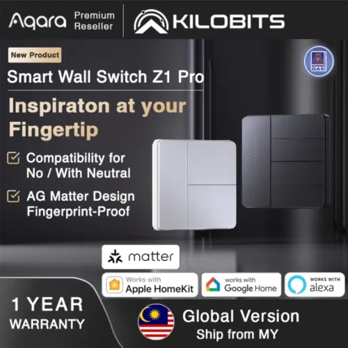 Aqara Smart Wall Switch Z1 Pro-1 Aqara Smart Wall Switch Z1 Pro Smart Home Light Control ZigBee Version ( With Or No Neutral)